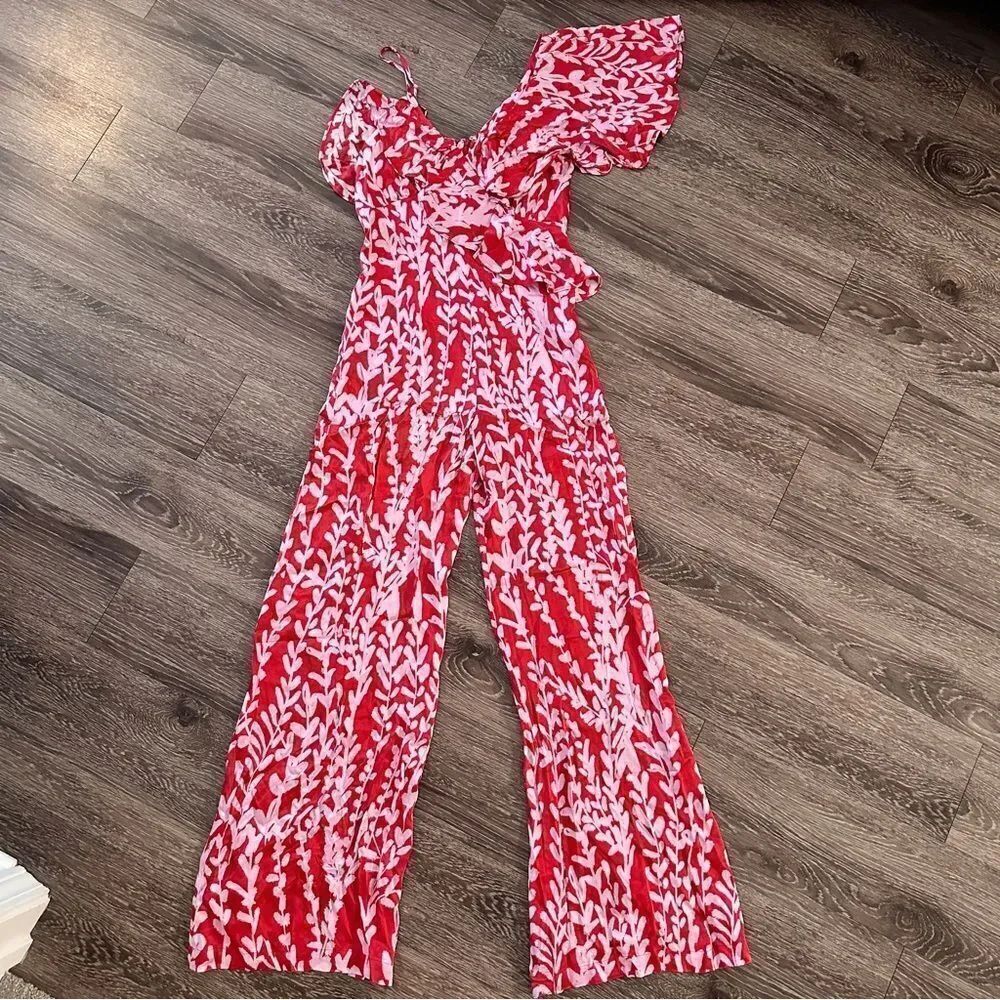 Corey Lynn Calter Ruffled Jumpsuit New